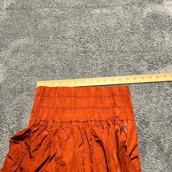 Free People Movement Shorts Womens Small The Way Home Orange Lined Athletic - Picture 7 of 10